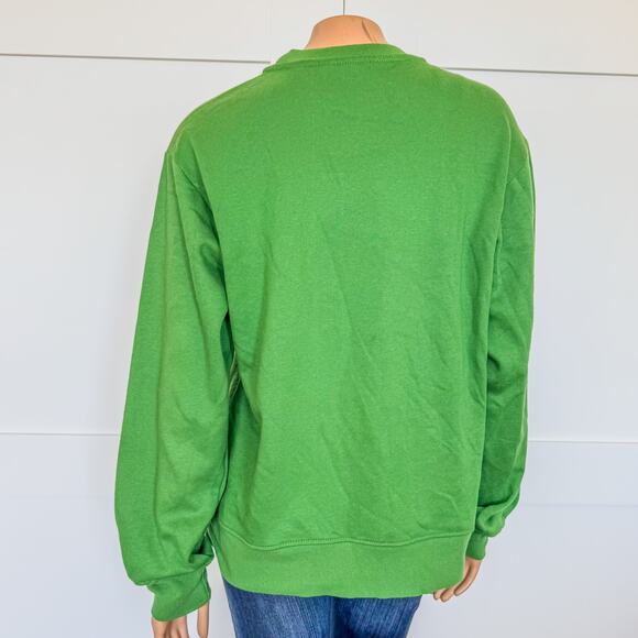 NWT-Bluey Christmas Crewneck Fleece Pullover Sweatshirt w Bells-Unisex SZ Small - Picture 5 of 7